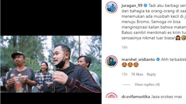 Gilang Widya Pramana Traktir Warga yang Bantu Evakuasi Pikap Jatuh ke Jurang di Jalan Akses Menuju Bromo