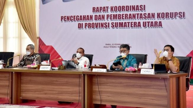 Gubernur Sumut Edy Rahmayadi Minta KPK Tetap Bina Kepala Daerah