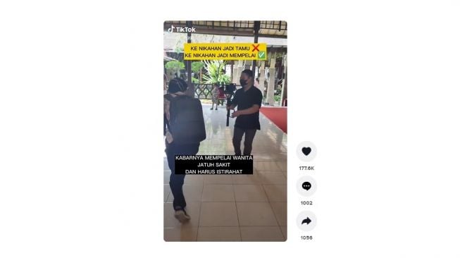 Sahabat gantikan pengantin perempuan. [TikTok]