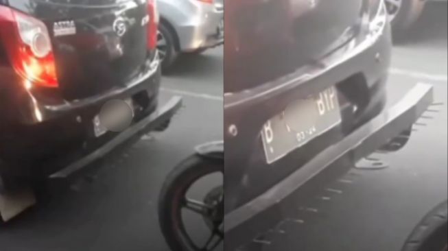 Viral Daihatsu Ayla Pakai Bumper Berduri di Belakang, Sekali Senggol Bisa Bikin Ban Pecah, Publik: Pakai Tank Sekalian!