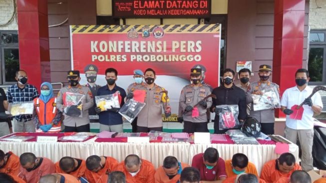 Polres Probolinggo Ungkap 14 Kasus Narkoba, 18 Orang Jadi Tersangka