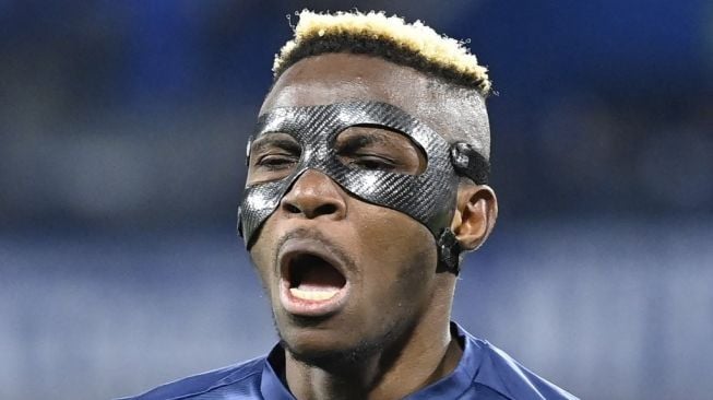 Penyerang Napoli, Victor Osimhen. [Alberto PIZZOLI / AFP]