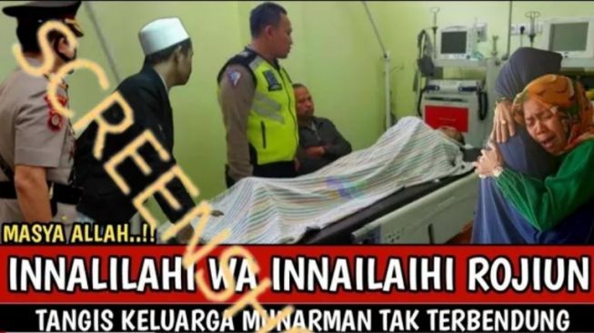 CEK FAKTA: Viral Video Munarman Meninggal Dunia Disambut Isak Tangis Keluarga, Benarkah?