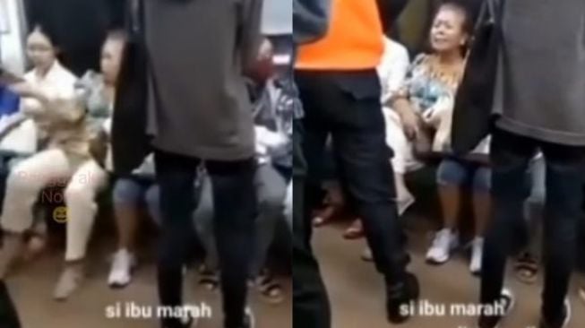 Viral Ibu Ngamuk Tendang Penumpang Kereta, Gegara Tak Terima Dipanggil Begini