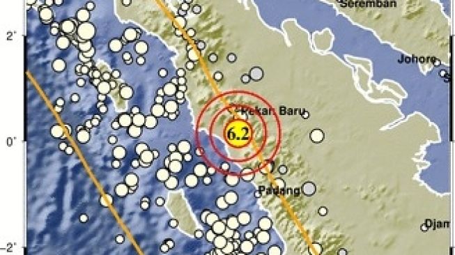 BREAKING NEWS! Gempa Magnitudo 6,2 Guncang Sumbar, Terasa Hingga Malaysia dan Singapura