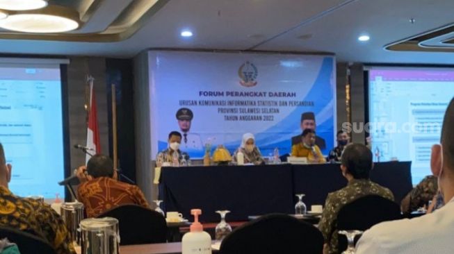 Diskominfo Sulsel Gelar Forum OPD, Amson Padolo Ingin Semua Data Sulawesi Selatan Terintegrasi