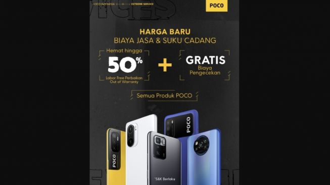 Promo servis Poco. [Poco Indonesia]