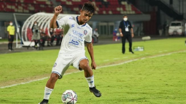 Winger Arema FC Hamzah Tito Cedera, Berpotensi Absen Lawan Persik Kediri