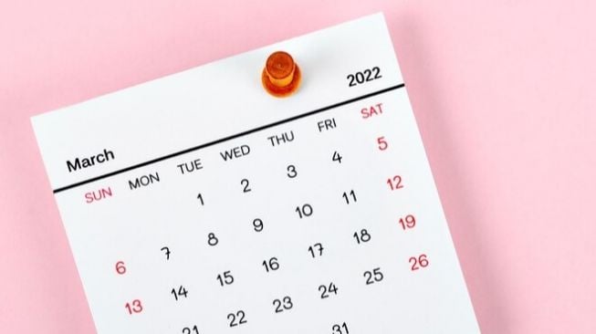 Kalender bulan maret 2022 lengkap dengan tanggal merah