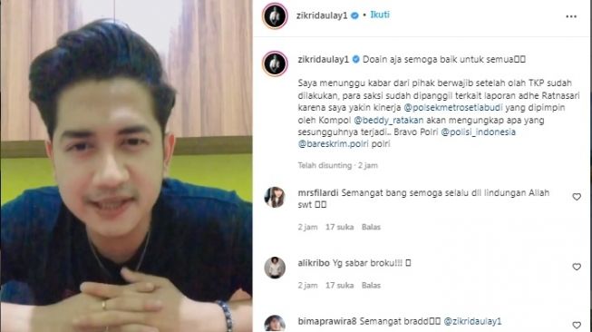 Unggahan Zikri Daulay [Instagram/@zikridaulay1]