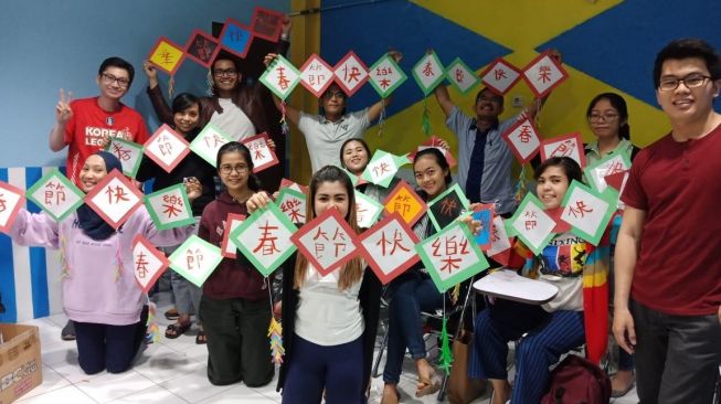 Para peserta didik di Happy Learing Mandarin Centre. [dokumentasi pribadi]
