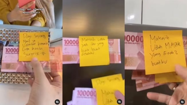 Viral Aksi Manis Suami Bagi-bagi Uang untuk Hadiah Valentine, Istri Kadung Senang, Endingnya Justru Bikin Naik Darah