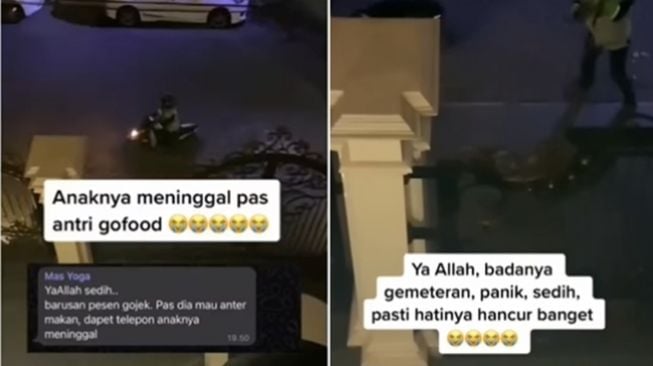 Nyesek Banget! Dapat Kabar Anaknya Meninggal, Driver Ojol Ini Tuai Simpati Tetap Berusaha Selesaikan Orderan