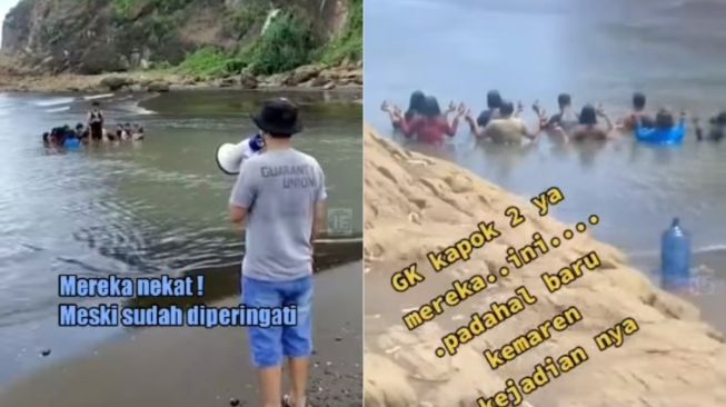 Tak Kapok Meski Sudah Makan Korban, Rombongan Orang Kembali Lakukan Ritual di Pantai Payangan