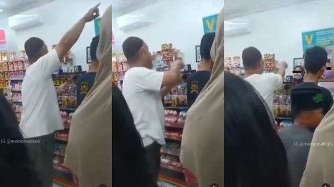 Emak-emak Lewat! Viral Bapak Marah-marah ke Kasir Minimarket Gegara Antre Beli Minyak Goreng, Warganet Ikut Geram