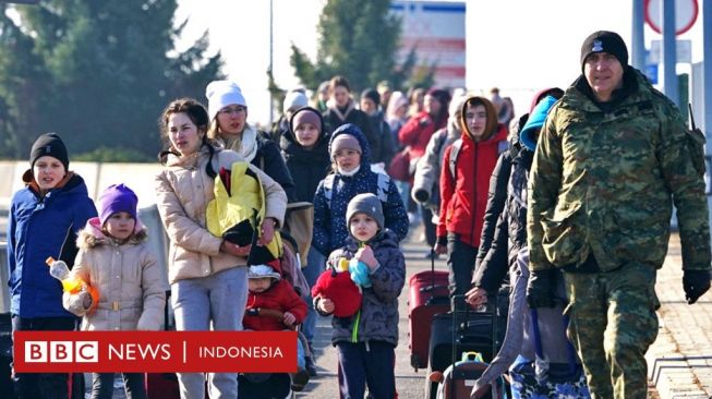 Rusia Invasi Ukraina: Lebih 115.000 Anak dan Perempuan Tinggalkan Ukraina