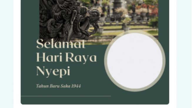 25 Twibbon Hari Raya Nyepi 2022 dan Cara Pakainya untuk Jadi Foto Profil Medsos atau Ucapan