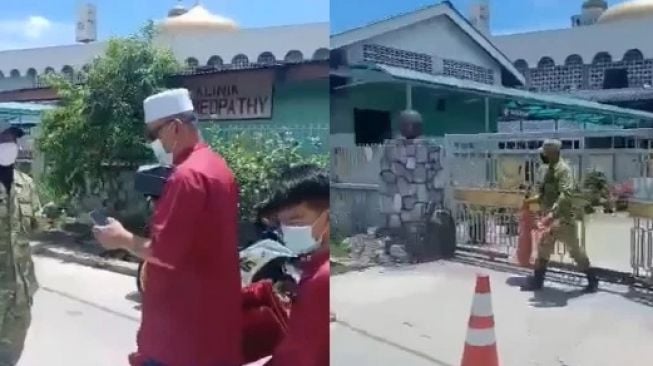 Seorang Pria Kecewa Ditolak dan Dilarang Masuk ke Masjid, "Katanya Boleh Salat Jumat Kalau Sudah Vaksin Booster"