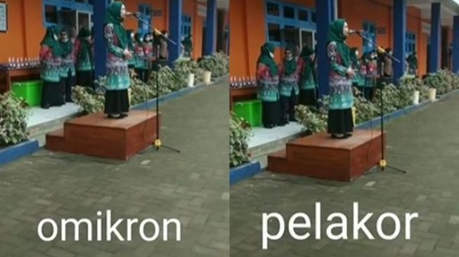 Viral Pidato Guru Minta Siswa Jaga Diri: Banyak Omicron dan Perebut Pasangan di Luar Sana