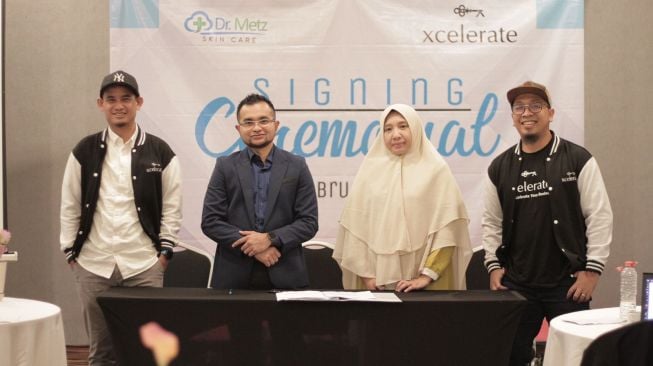 Kolaborasi bisnis Dr Metz dan Xcelerate. (Dok: Istimewa)