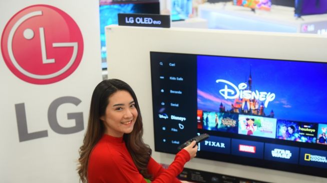 Disney+ Hotstar resmi hadir di Smart TV LG. [LG Indonesia]