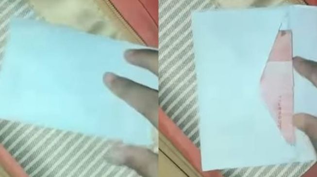 Viral Guru Buka Amplop Gaji Pertama, Sekali Tatap Muka Rp 3 Ribu, Jumlahnya Bikin Nyesek