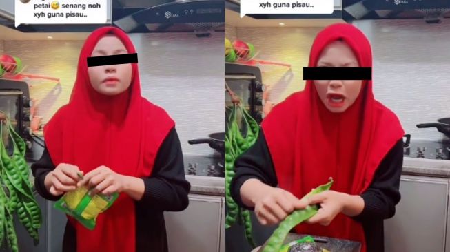 Kreatif! Wanita ini Ungkap Trik Jitu Kupas Kulit Petai Kilat Tanpa Pisau, Publik Gembira Dapat Ilmu Baru