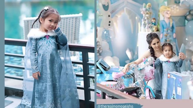 8 Potret Ulang Tahun Briell Anak Momo Geisha, Tampil Gemas Bak Princess!