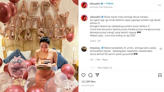 Unggahan Wika Salim [Instagram/@wikasalim]