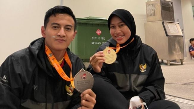 Harumkan Nama Indonesia, Pesilat Bekasi Raih Emas Kejuaraan Internasional di Singapura