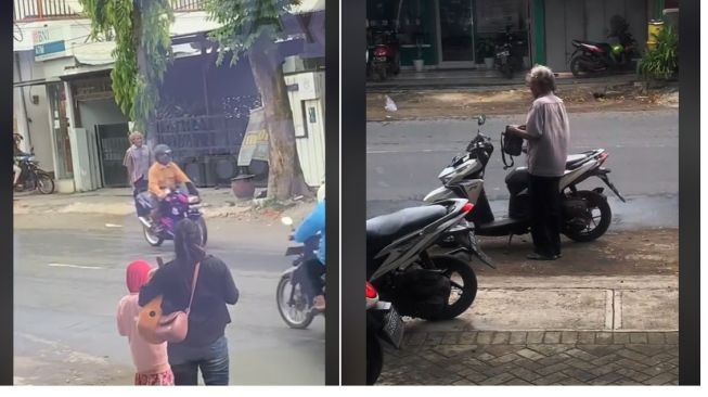 Viral Kakek Diduga Pengamen Jadi Sorotan Publik, Honda Vario Jadi Tunggangan Buat Berangkat Kerja