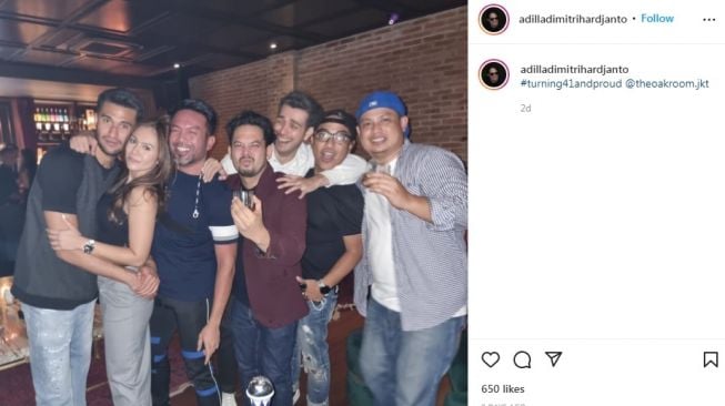 Unggahan mantan suami Wulan Guritno, Adilla Dimitri [Instagram] 