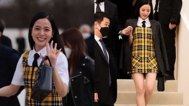 Jisoo hadiri Paris Fashion Week 2022 (Twitter.com)