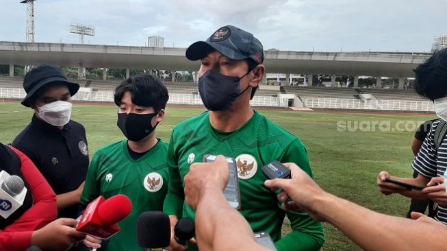 Shin Tae-yong Tegaskan ke Media Korsel Tujuan Timnas Indonesia U-23 untuk Juara