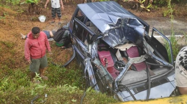 Laka Tunggal di Putussibau, Seorang Polisi Tewas di Tempat