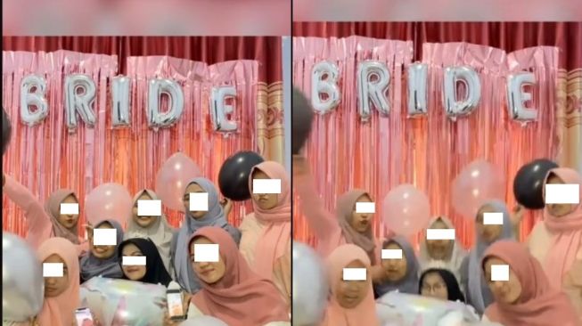Sedang Rayakan Bridal Shower, Foto Bersama Berakhir Terjungkal Berjamaah Gegara Ranjang Ambruk
