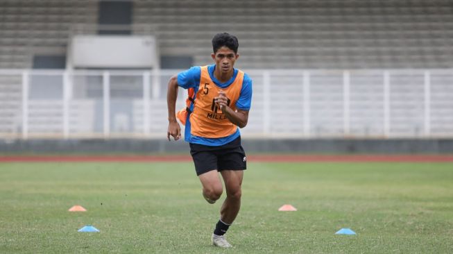 Winger Persiraja Banda Aceh, Subhan Fajri berlatih bersama Timnas Indonesia U-19. [dok. PSSI]