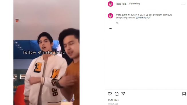 Al Ghazali asyik joget (instagram.com)
