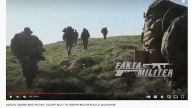 CEK FAKTA: Sokong Ukraina Mati-matian, TNI Gempur Militer Rusia, Benarkah?