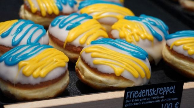 Dukung Ukraina, Toko Roti Jerman Jual Donat Perdamaian