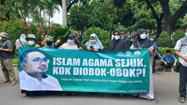 Desak Menag Yaqut Diproses Kasus Penodaan Agama, Massa PA 212 Ancam Geruduk Bareskrim Polri Jumat Depan