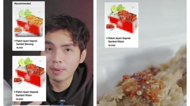 Beli Ayam Geprek dengan Rating Terendah, Tampilannya Bikin Pria Ini Hilang Nafsu Makan
