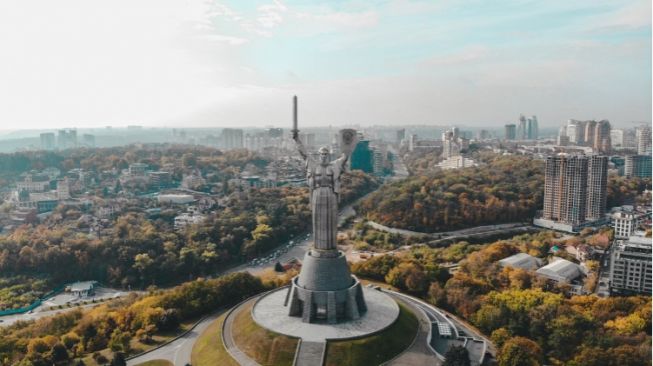 Ejaan Ibu Kota Negara Ukraina Kyiv atau Kiev. (Pexels)