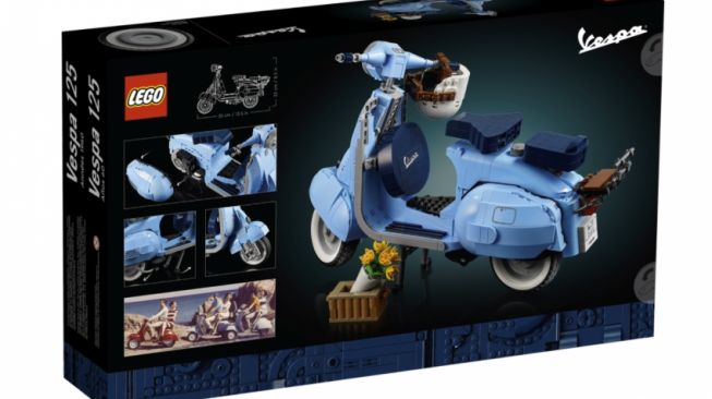 Vespa bekerja sama dengan Lego untuk merilis 1.106 set Lego Vespa 125 dengan banderol sekira Rp 1 jutaan [Paultan].