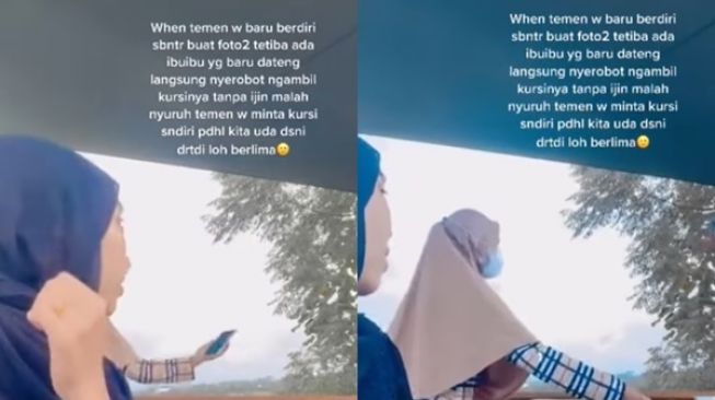 Kursi Disambar Emak-emak, Cewek Ini Cuma Bisa Pasrah: Berhadapan dengan Ras Terkuat di Bumi