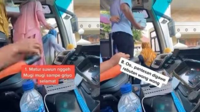 Beri Servis Memuaskan, Sopir Bus Kesengsem Ditawari Rombongan Emak-emak Jadi Mantu