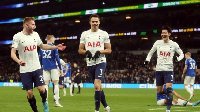 Hasil Liga Inggris: Tottenham Hotspur Bantai Everton 5-0