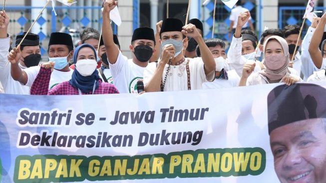 Santri se-Jatim Deklarasi Dukung Ganjar Pranowo Presiden 2024