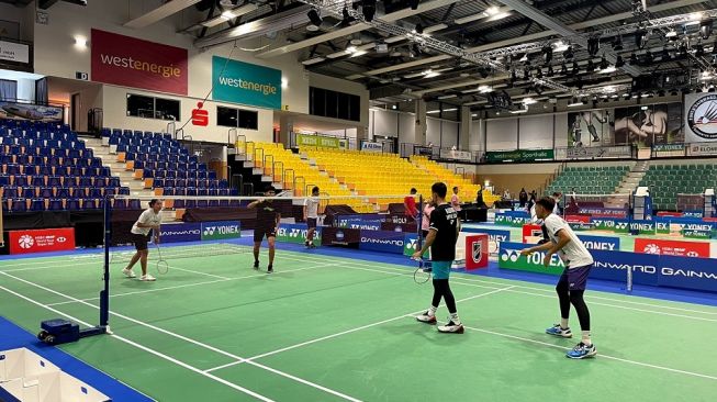 Fajar/Rian Maksimalkan Latihan Singkat Jelang German Open 2022