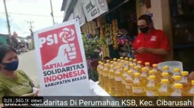 PSI Unggah Video Jual Minya Goreng Murah, Komentar Admin Partai Gerindra jadi Sorotan